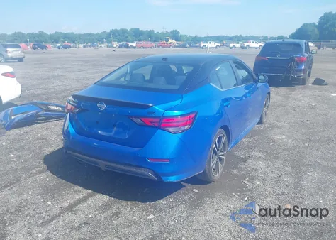 2020 Nissan Sentra Sr Xtronic Cvt z USA, uszkodzony, nr VIN 3N1AB8DVXLY231360